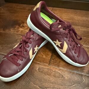 Converse Pro Leather 76 Ox Sneaker Skate Shoes Burgundy Mens 5.5 / Womens 7